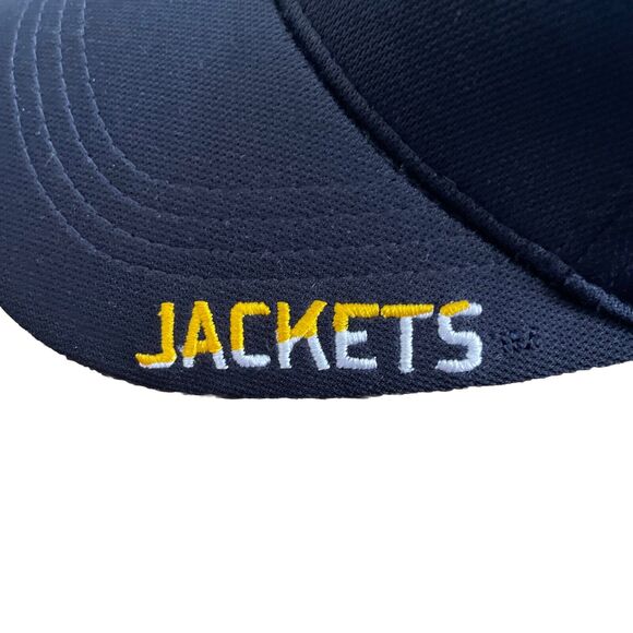 Georgia Tech SnapBack Hat -NEW WITHOUT TAGS -Captivating Headwear - Navy Cap - Picture 3 of 7